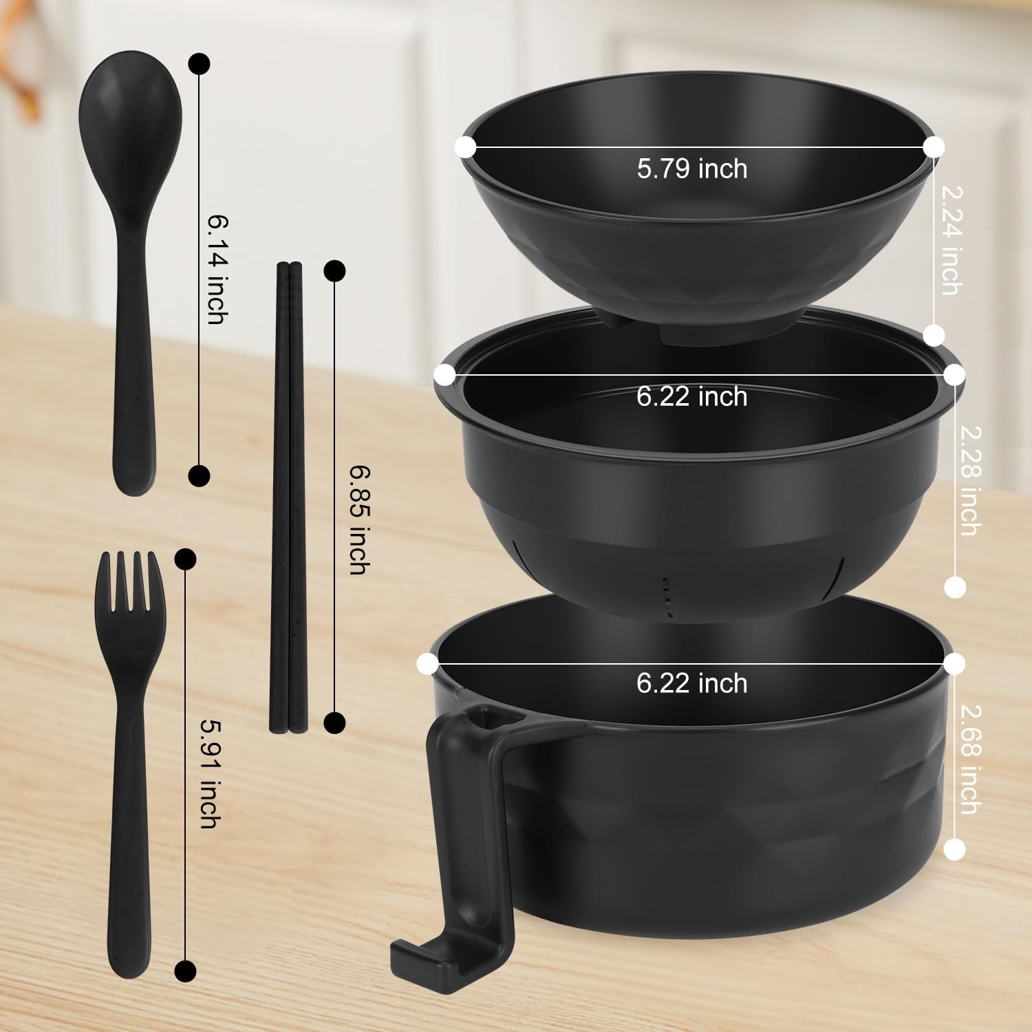 Ramen Bowl Set: Infographics