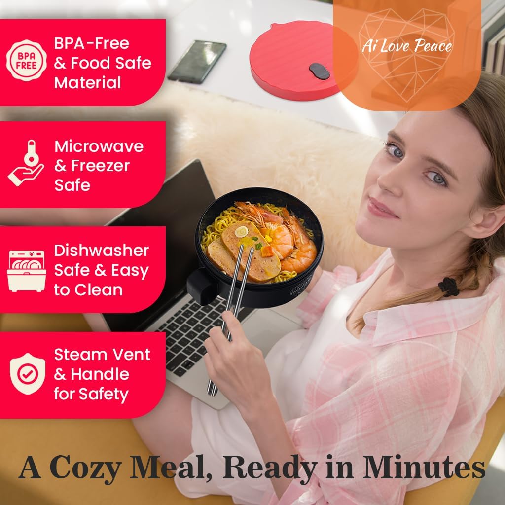 AI LOVE PEACE Ramen Bowl: Infographics