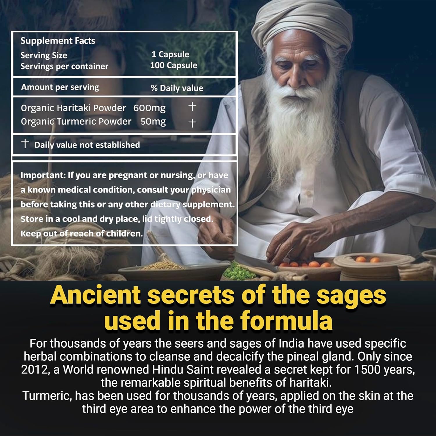Pineal Gland Activation Supplement: Infographics