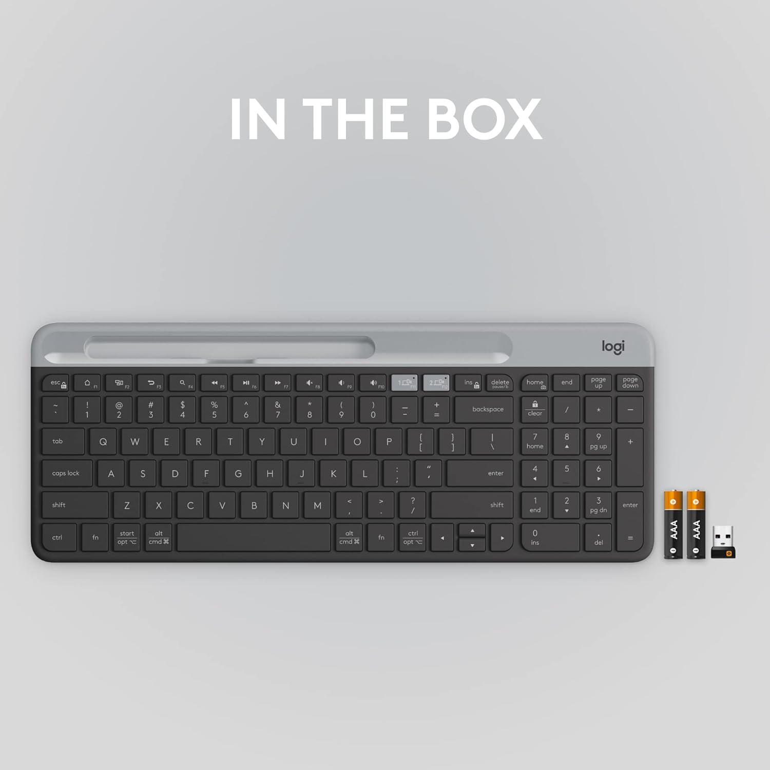 Shows all components included with the product purchase, helping customers understand exactly what they will receive.