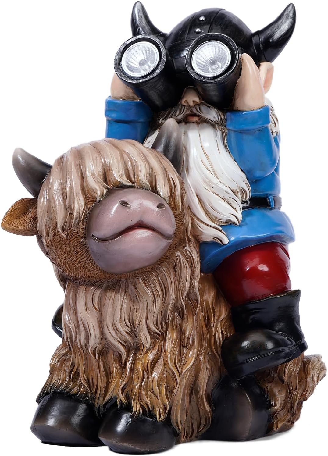 Showcases a decorative garden gnome figure to appeal to customers interested in quirky outdoor decor.