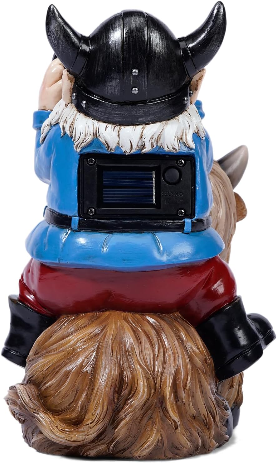 Shows a whimsical garden decoration to appeal to customers looking for unique outdoor decor items.
