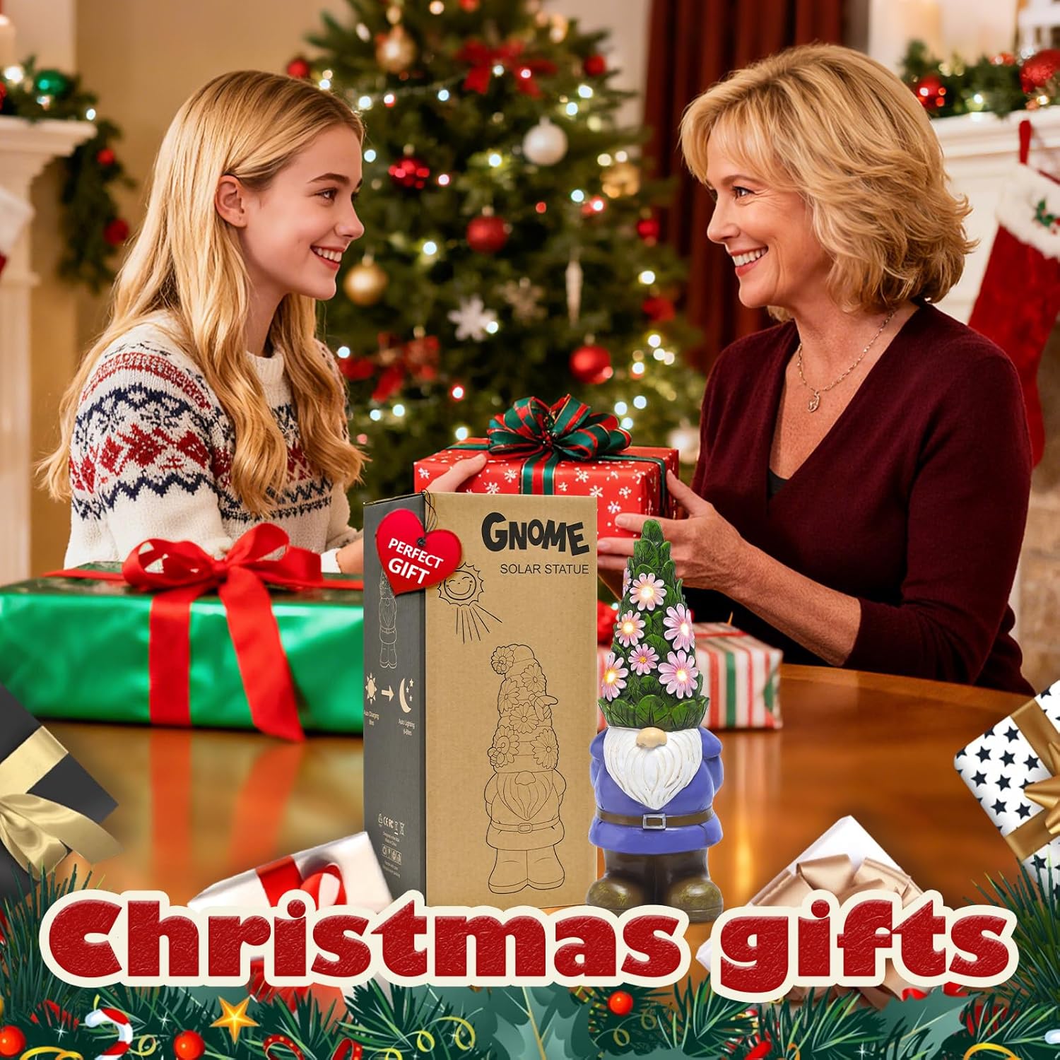 Promotes the product as an ideal Christmas gift, leveraging the holiday season to drive sales.