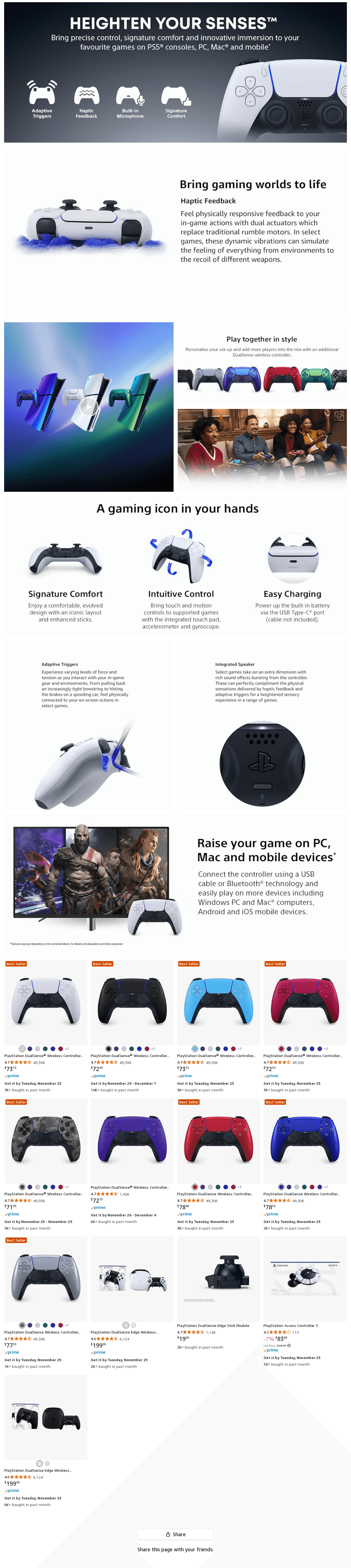 Storefront for PlayStation: Play Has No Limits