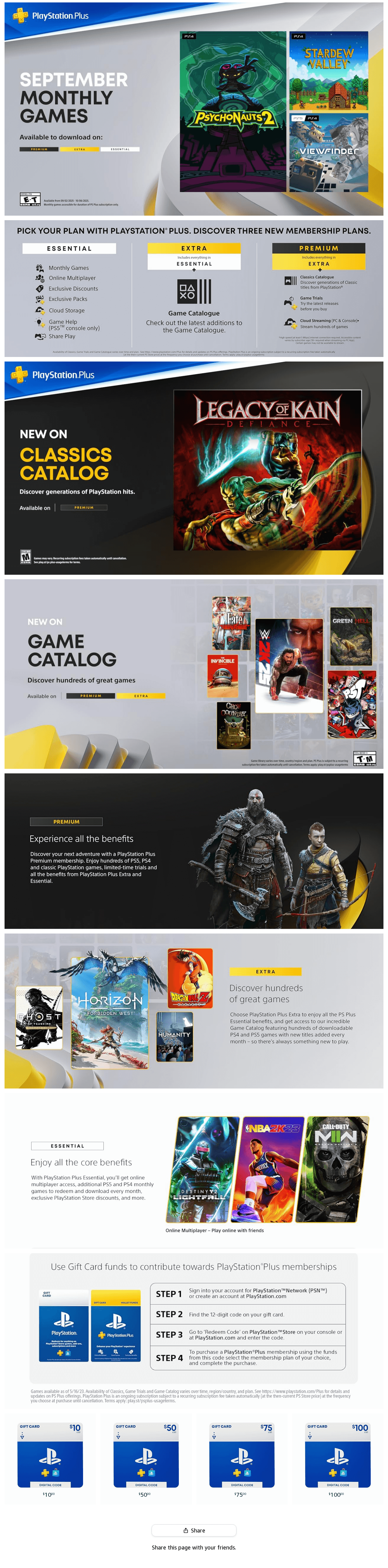 Storefront for PlayStation: Play Has No Limits